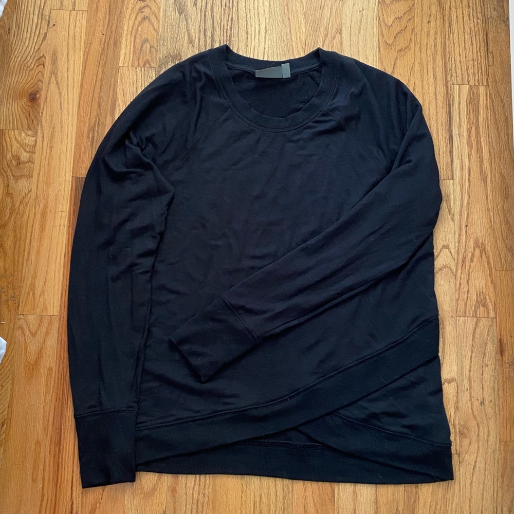 Athleta Black Sweatshirt Sz M